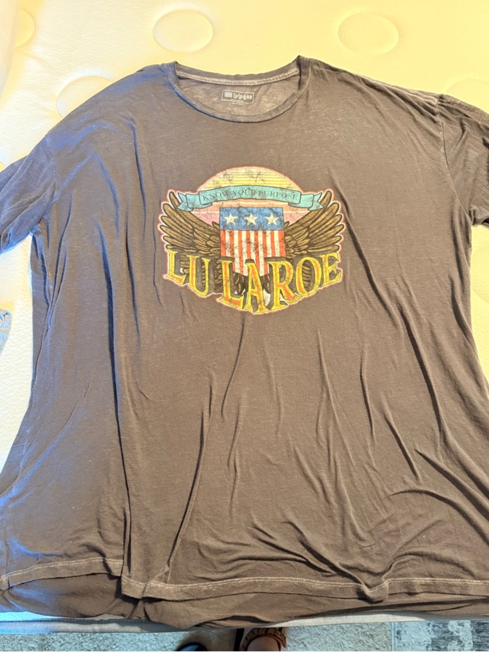 Lularoe Patrick Burnout Graphic tee